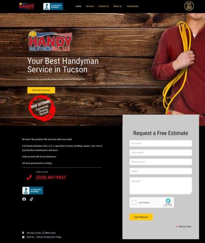 Handy Solutions USA website