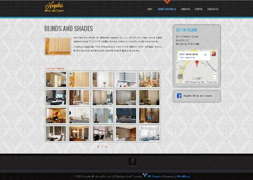 Nogales Blinds website